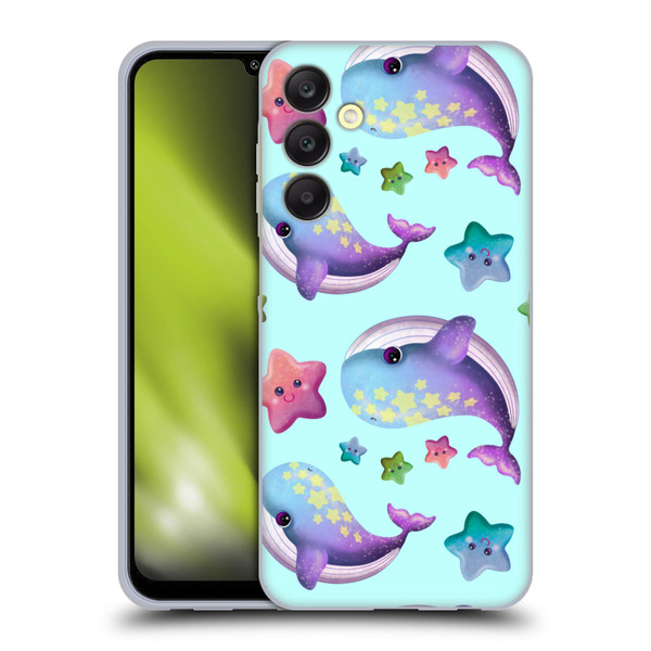 Carla Morrow Patterns Whale And Starfish Soft Gel Case for Samsung Galaxy A25 5G