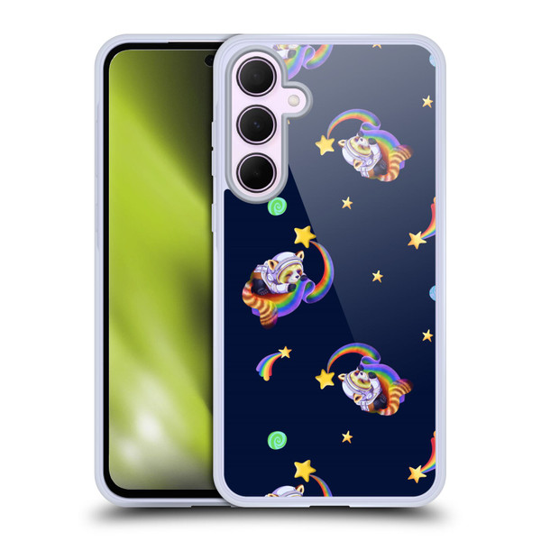 Carla Morrow Patterns Red Panda Soft Gel Case for Samsung Galaxy A35 5G