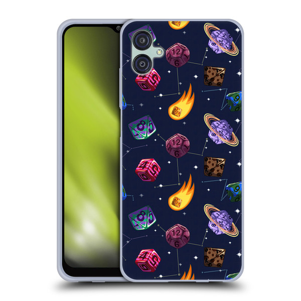 Carla Morrow Patterns Colorful Space Dice Soft Gel Case for Samsung Galaxy M04 5G / A04e
