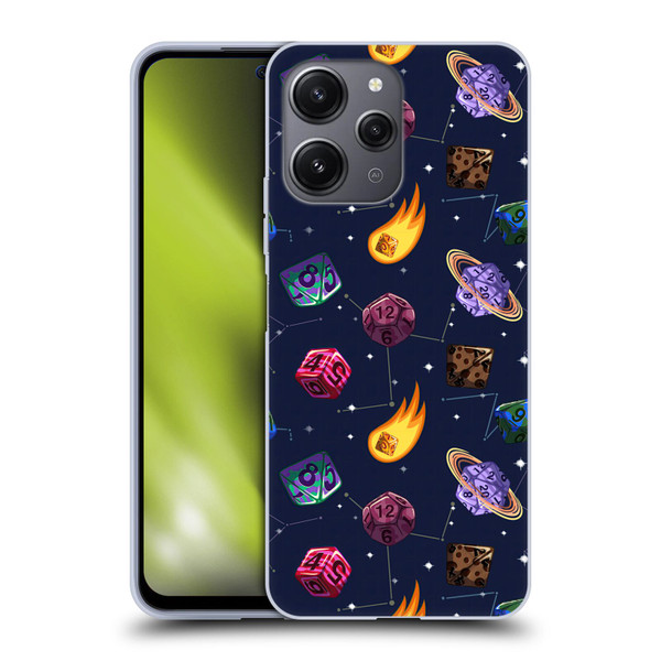 Carla Morrow Patterns Colorful Space Dice Soft Gel Case for Xiaomi Redmi 12