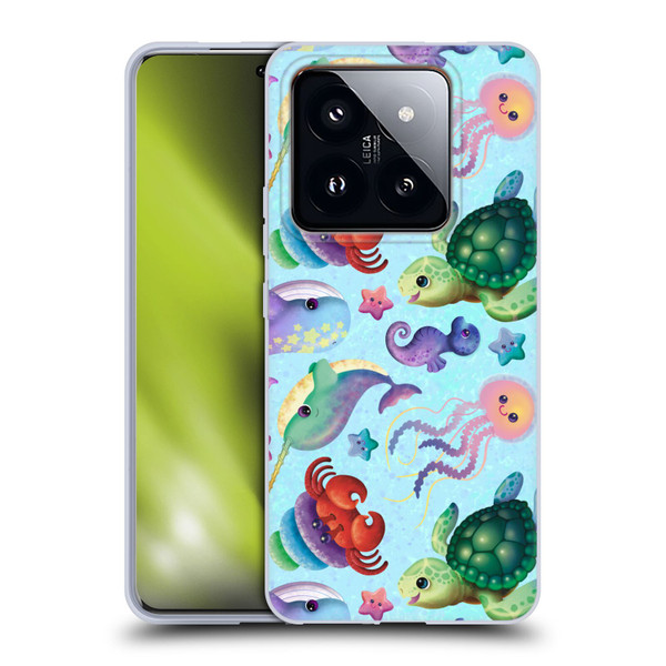 Carla Morrow Patterns Sea Life Soft Gel Case for Xiaomi 14 Pro