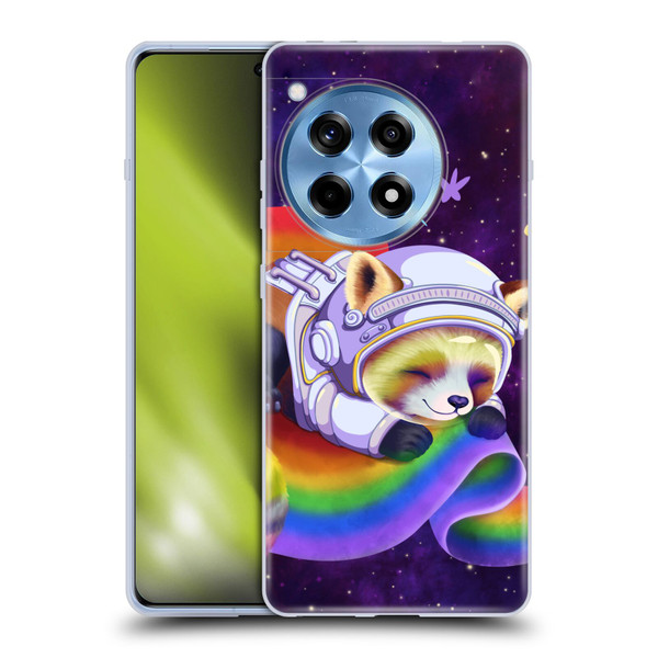 Carla Morrow Rainbow Animals Red Panda Sleeping Soft Gel Case for OnePlus 12R