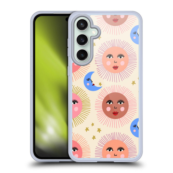 Gabriela Thomeu Art Sun Moon Star Soft Gel Case for Samsung Galaxy S23 FE 5G