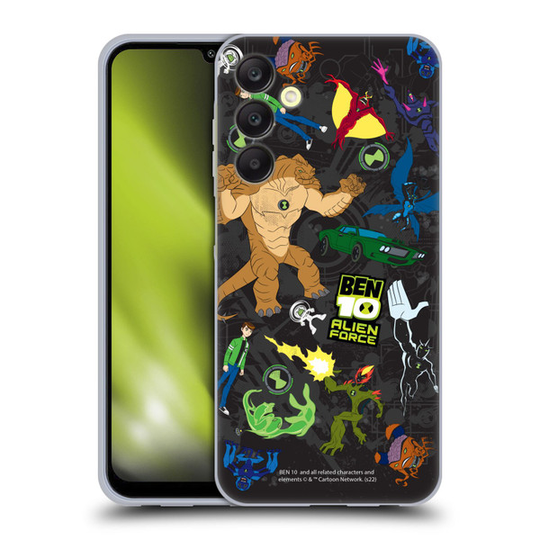 Ben 10: Alien Force Graphics Character Art Soft Gel Case for Samsung Galaxy A25 5G