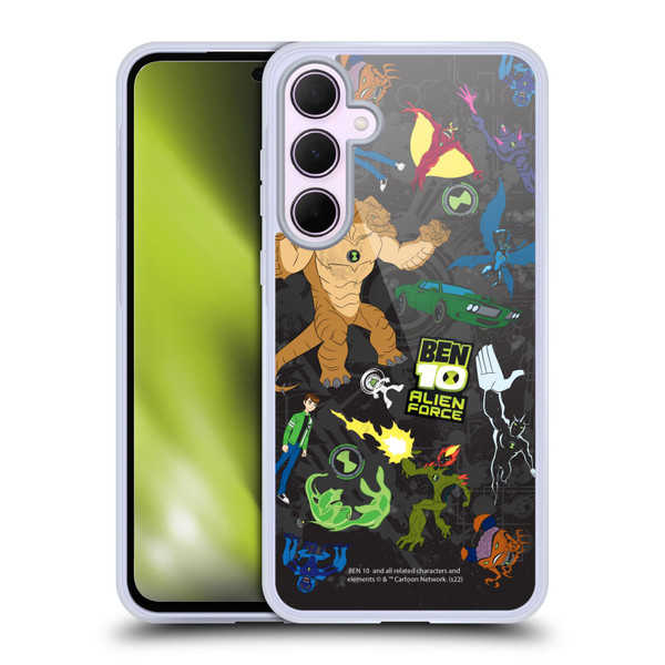 Ben 10: Alien Force Graphics Character Art Soft Gel Case for Samsung Galaxy A35 5G