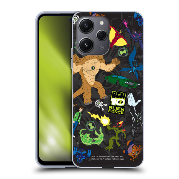 Ben 10: Alien Force Graphics Character Art Soft Gel Case for Xiaomi Redmi 12