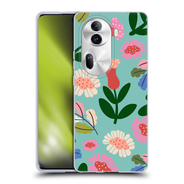 Gabriela Thomeu Floral Super Bloom Soft Gel Case for OPPO Reno11 Pro