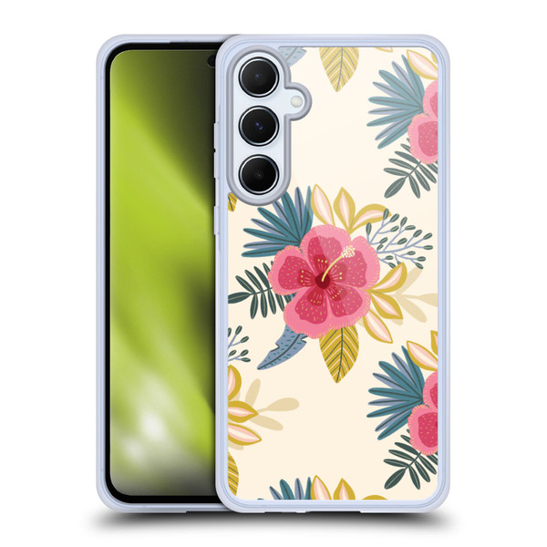 Gabriela Thomeu Floral Tropical Soft Gel Case for Samsung Galaxy A55 5G