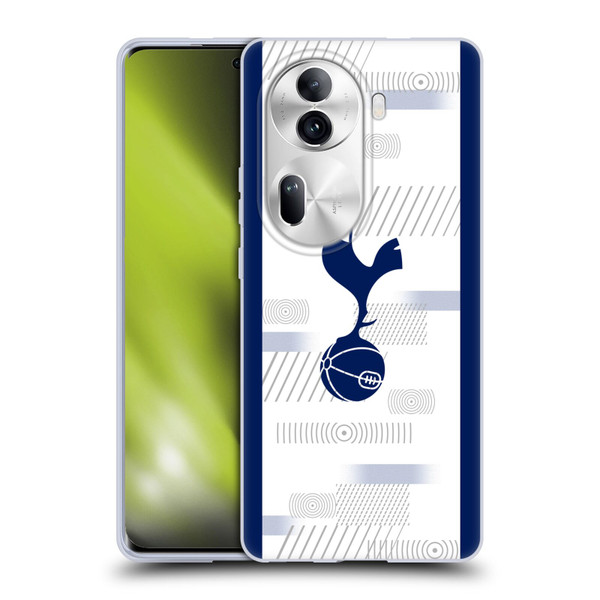 Tottenham Hotspur F.C. 2023/24 Badge Home Kit Soft Gel Case for OPPO Reno11 Pro