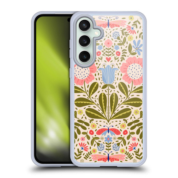 Gabriela Thomeu Floral Blooms & Butterflies Soft Gel Case for Samsung Galaxy S23 FE 5G