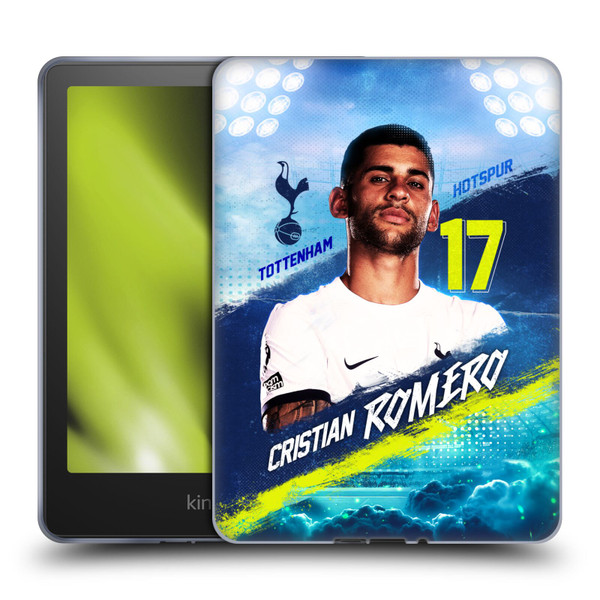 Tottenham Hotspur F.C. 2023/24 First Team Cristian Romero Soft Gel Case for Amazon Kindle Paperwhite 5 (2021)