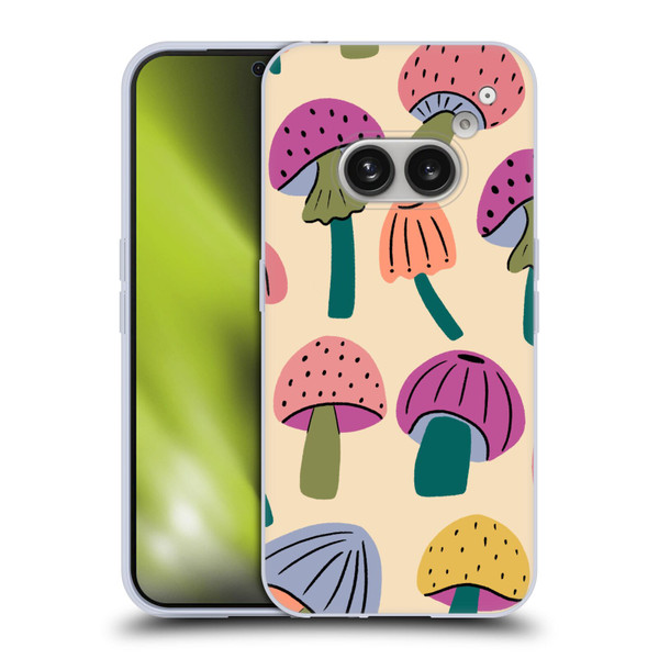 Gabriela Thomeu Retro Magic Mushroom Soft Gel Case for Nothing Phone (2a)
