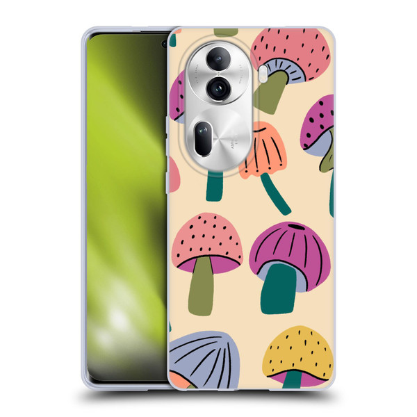 Gabriela Thomeu Retro Magic Mushroom Soft Gel Case for OPPO Reno11 Pro