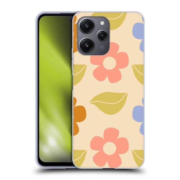 Gabriela Thomeu Retro Flower Vibe Vintage Pattern Soft Gel Case for Xiaomi Redmi 12