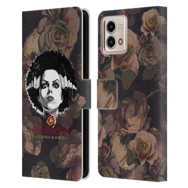 Universal Monsters The Bride Of Frankenstein World Of Gods And Monsters Leather Book Wallet Case Cover For Motorola Moto G Stylus 5G 2023