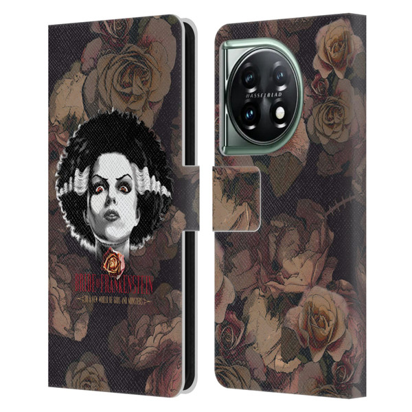 Universal Monsters The Bride Of Frankenstein World Of Gods And Monsters Leather Book Wallet Case Cover For OnePlus 11 5G