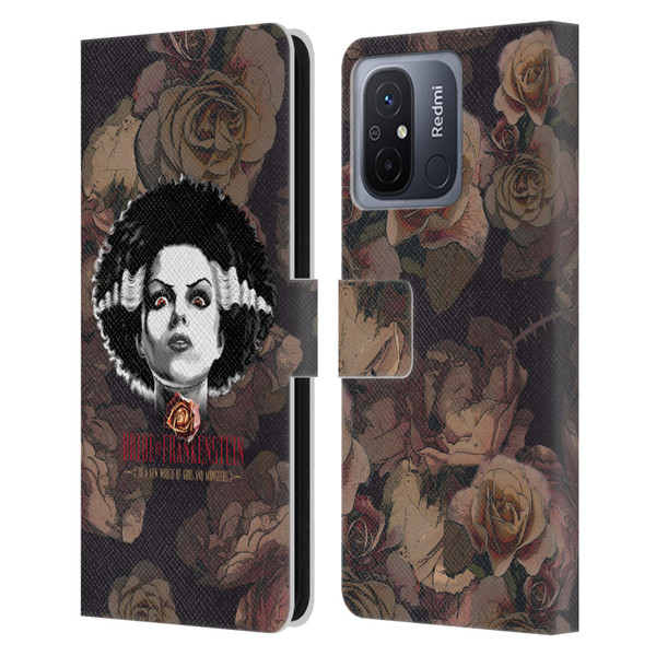 Universal Monsters The Bride Of Frankenstein World Of Gods And Monsters Leather Book Wallet Case Cover For Xiaomi Redmi 12C