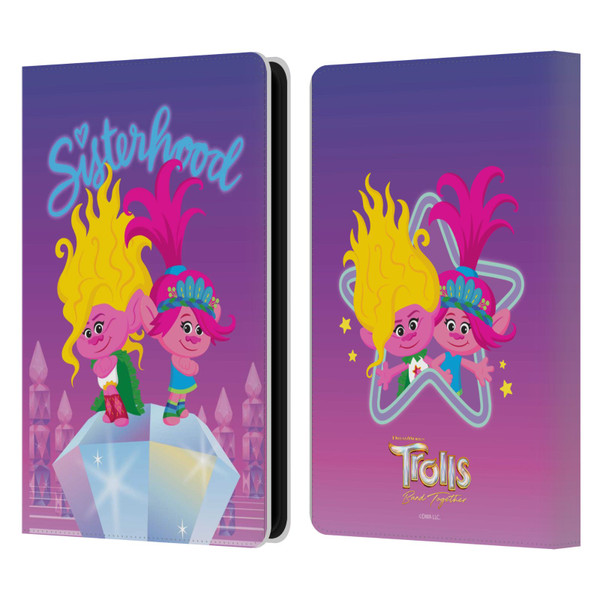 Trolls 3: Band Together Art Sisterhood Leather Book Wallet Case Cover For Amazon Kindle Paperwhite 5 (2021)