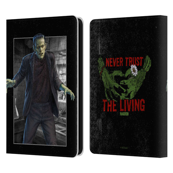 Universal Monsters Frankenstein Frame Leather Book Wallet Case Cover For Amazon Kindle 11th Gen 6in 2022