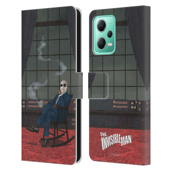 Universal Monsters The Invisible Man Key Art Leather Book Wallet Case Cover For Xiaomi Redmi Note 12 5G