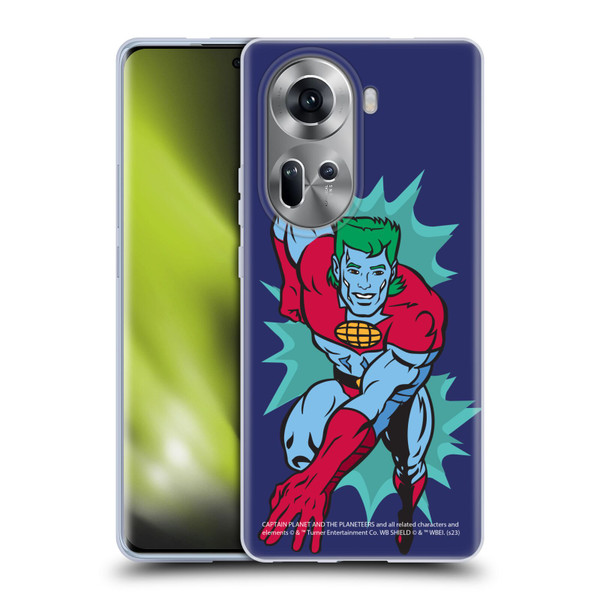 Captain Planet And The Planeteers Graphics Halftone Soft Gel Case for OPPO Reno11