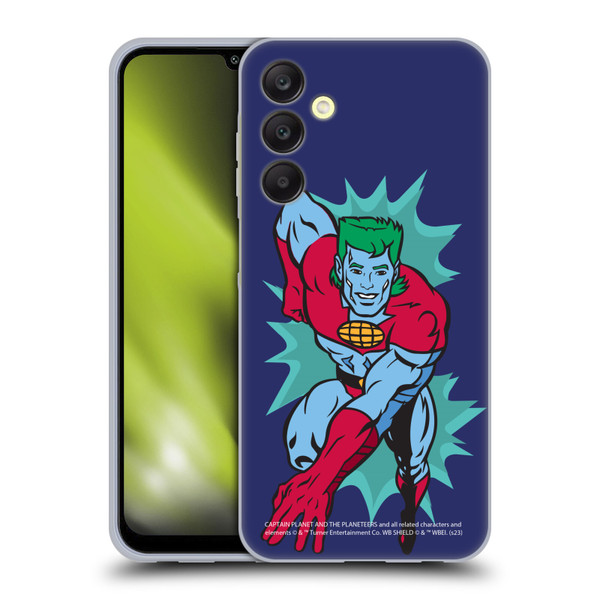 Captain Planet And The Planeteers Graphics Halftone Soft Gel Case for Samsung Galaxy A25 5G