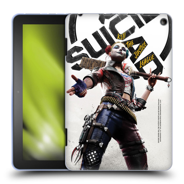 Suicide Squad: Kill The Justice League Key Art Harley Quinn Soft Gel Case for Amazon Fire HD 8/Fire HD 8 Plus 2020