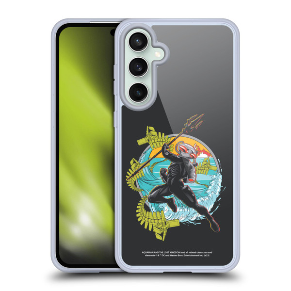 Aquaman And The Lost Kingdom Graphics Black Manta Art Soft Gel Case for Samsung Galaxy S23 FE 5G