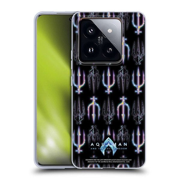 Aquaman And The Lost Kingdom Graphics Trident Pattern Soft Gel Case for Xiaomi 14 Pro