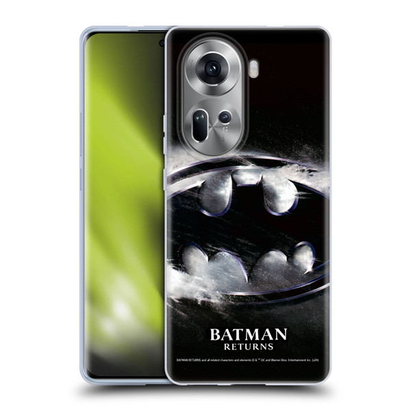 Batman Returns Key Art Oversized Logo Soft Gel Case for OPPO Reno11