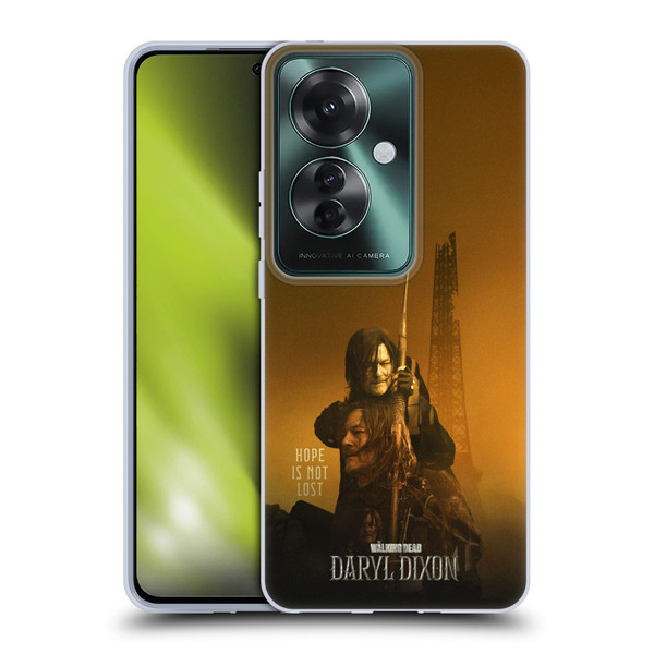 The Walking Dead: Daryl Dixon Key Art Double Exposure Soft Gel Case for OPPO Reno11 F 5G / F25 Pro 5G