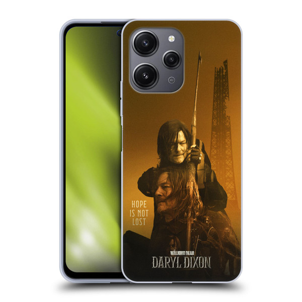 The Walking Dead: Daryl Dixon Key Art Double Exposure Soft Gel Case for Xiaomi Redmi 12