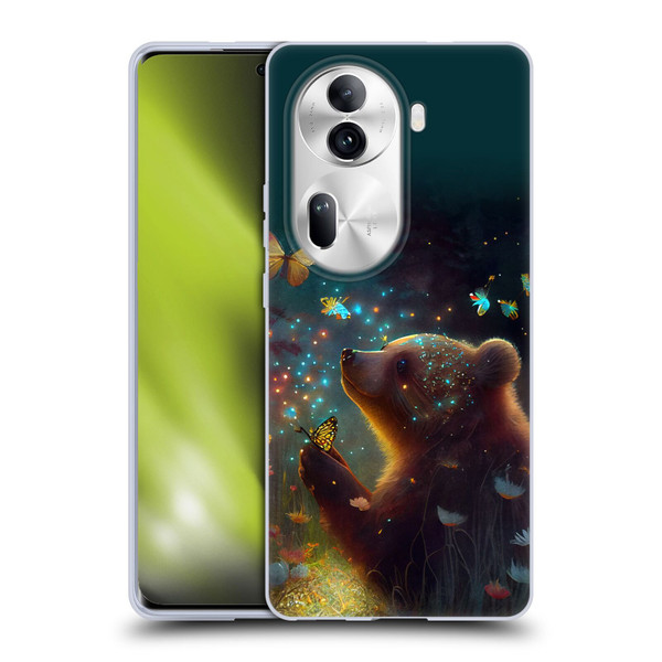 JK Stewart Art Bear Soft Gel Case for OPPO Reno11 Pro