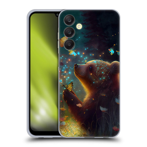 JK Stewart Art Bear Soft Gel Case for Samsung Galaxy A25 5G