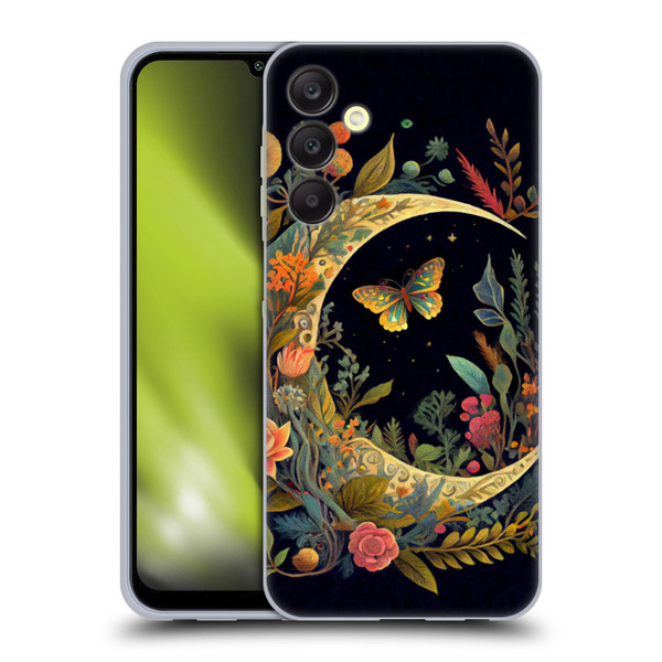 JK Stewart Art Crescent Moon Soft Gel Case for Samsung Galaxy A25 5G
