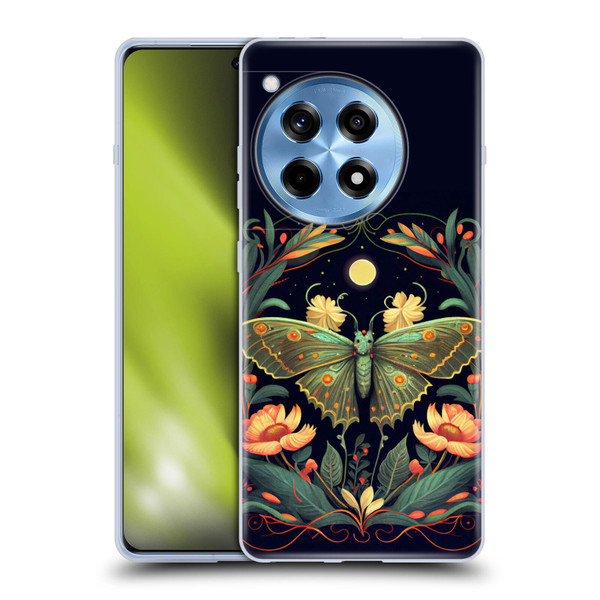 JK Stewart Graphics Lunar Moth Night Garden Soft Gel Case for OnePlus 12R