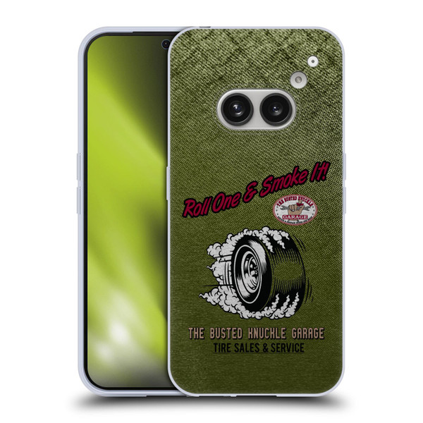 Busted Knuckle Garage Graphics Tire Soft Gel Case for Nothing Phone (2a)