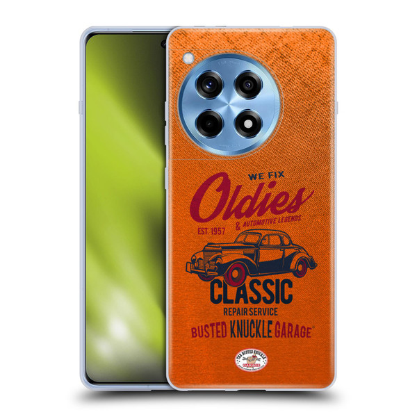 Busted Knuckle Garage Graphics Classic Soft Gel Case for OnePlus 12R