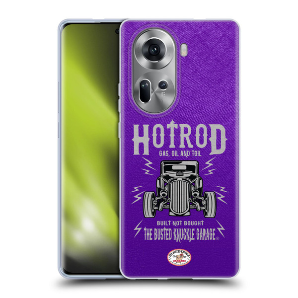 Busted Knuckle Garage Graphics Hot Rod Soft Gel Case for OPPO Reno11