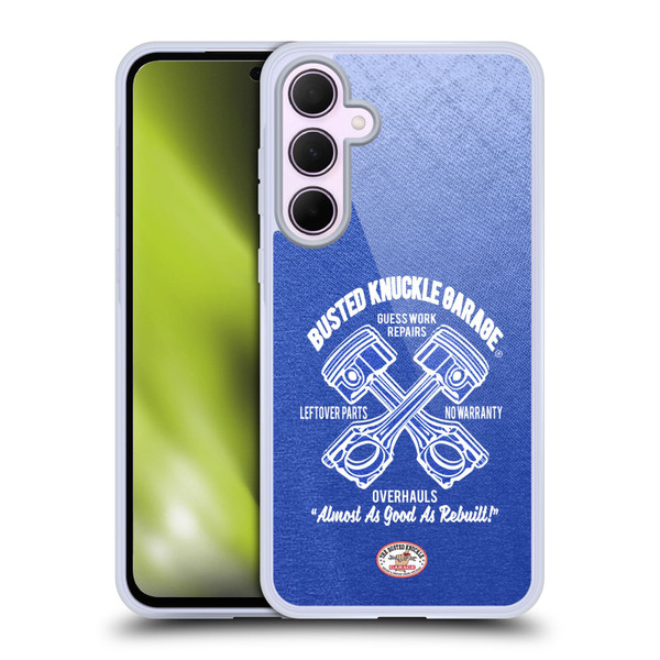 Busted Knuckle Garage Graphics Overhauls Soft Gel Case for Samsung Galaxy A35 5G