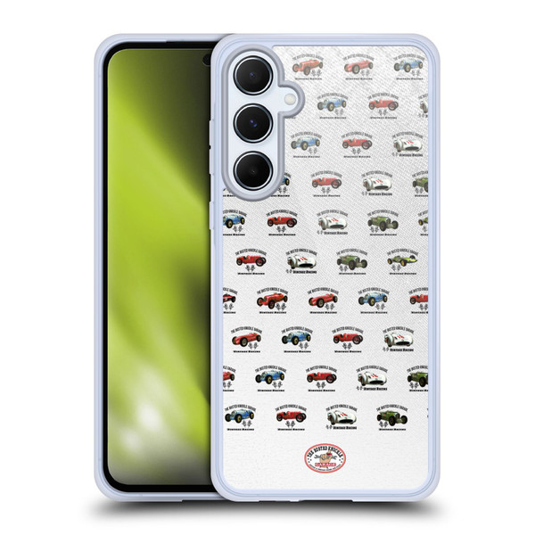 Busted Knuckle Garage Graphics Pattern Soft Gel Case for Samsung Galaxy A55 5G