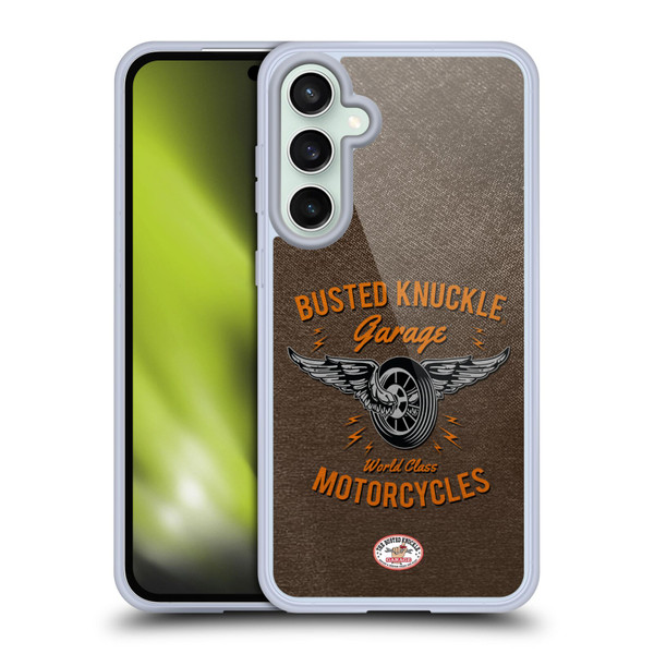 Busted Knuckle Garage Graphics Motorcycles Soft Gel Case for Samsung Galaxy S23 FE 5G