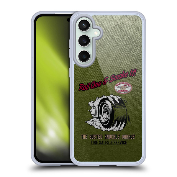 Busted Knuckle Garage Graphics Tire Soft Gel Case for Samsung Galaxy S23 FE 5G
