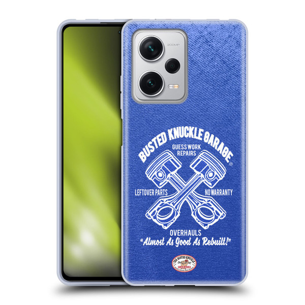 Busted Knuckle Garage Graphics Overhauls Soft Gel Case for Xiaomi Redmi Note 12 Pro+ 5G