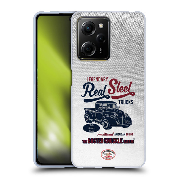 Busted Knuckle Garage Graphics Real Steel Soft Gel Case for Xiaomi Redmi Note 12 Pro 5G