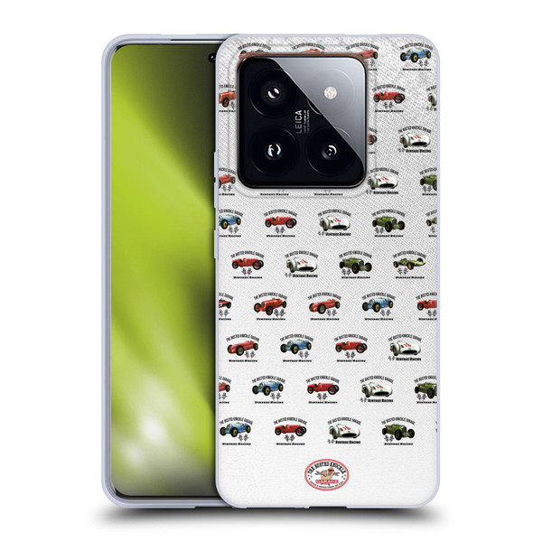 Busted Knuckle Garage Graphics Pattern Soft Gel Case for Xiaomi 14 Pro