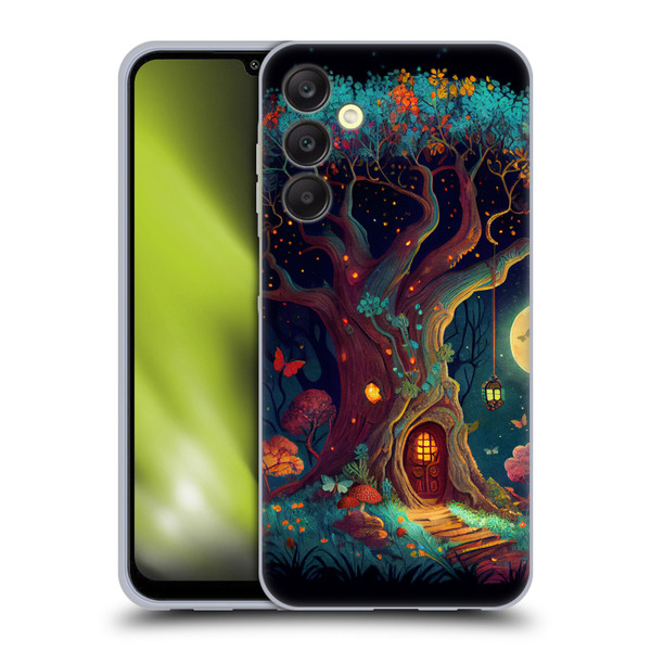 JK Stewart Key Art Tree With Small Door In Trunk Soft Gel Case for Samsung Galaxy A25 5G