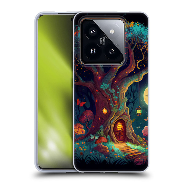 JK Stewart Key Art Tree With Small Door In Trunk Soft Gel Case for Xiaomi 14 Pro