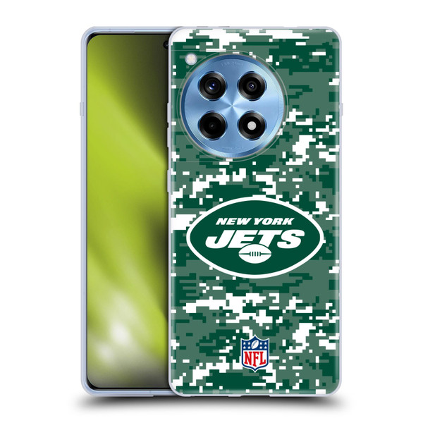 NFL New York Jets Graphics Digital Camouflage Soft Gel Case for OnePlus 12R