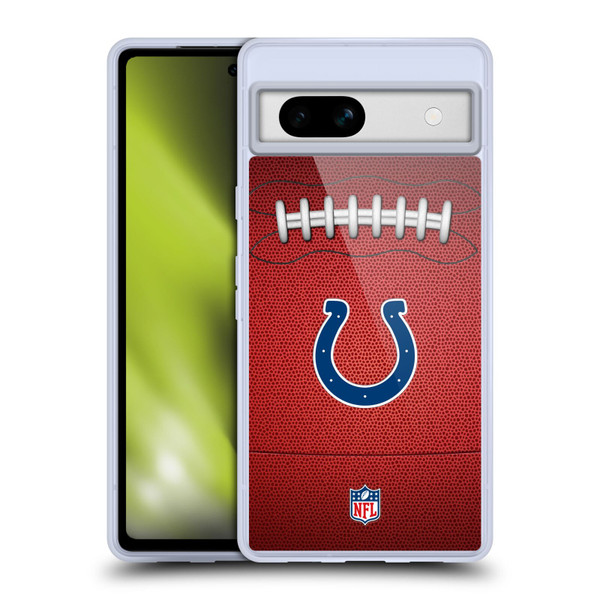 NFL Indianapolis Colts Graphics Football Soft Gel Case for Google Pixel 7a